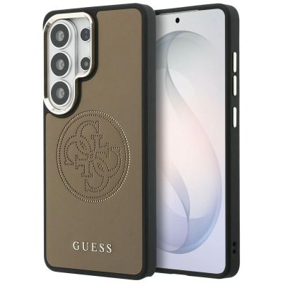 Guess Perforated Logo MagSafe Case for Samsung Galaxy S26 Ultra - Brown