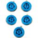 LEATT Turbines set with stickers + pins (5 pcs) one size