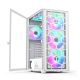 6. Montech X3 TG RGB white computer case