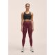 3. CASALL Women's Graphic High Waist Tights Training Leggings Burgundy