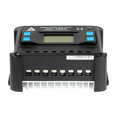 2. Solar charge controller PWM SOL-30ED 12/24 - 30A (LCD display)