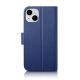 2. iCarer Wallet Case 2in1 Cover iPhone 14 Plus Anti-RFID Leather Flip Case Blue (WMI14220727-BU)