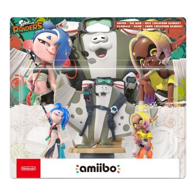 Nintendo Amiibo Shiver, Big Man, Frye (Splatoon Raiders) Interactive Gaming Character