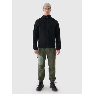 8. Men's sherpa fleece with stand-up collar 4F 4FRAW24TFLEM360-20S