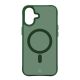 23. 3mk Smoke MagCase for iPhone 16 - Green-Translucent