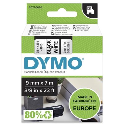 14. DYMO D1 ribbon 9mmx7m black/white S0720680 (9 mm)