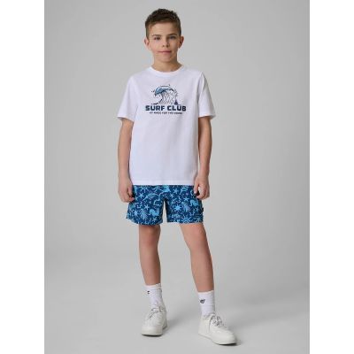 4. Boys' boardshorts 4F 4FJRSS26UBDSM211-90A