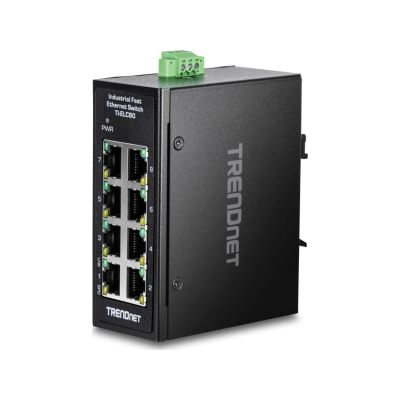 6. Trendnet TI-ELC80 Network Switch Unmanaged Fast Ethernet (10/100) Black