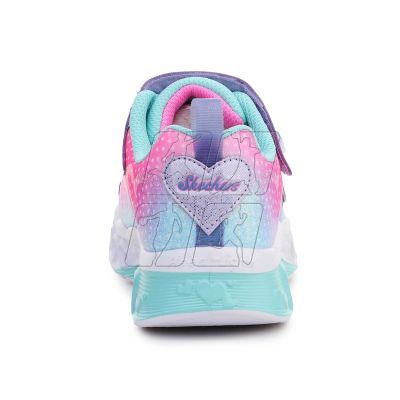 6. Skechers S Lights Flutter Heart Lights Jr 302315-LVMT