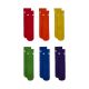 Nike Everyday Cush Crew Kids' Socks, 6 Pairs, Multicolour, SX6910 903