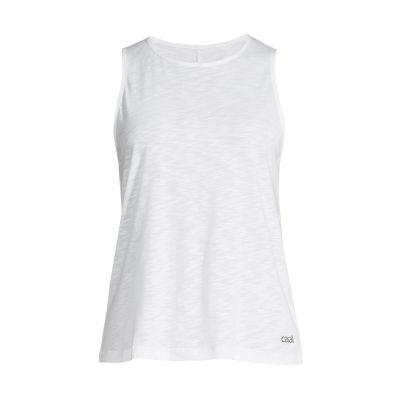 7. CASALL Soft Texture Tank White Training T-shirt