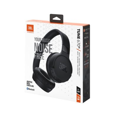 6. JBL T670NC BLK BT headphones black with noise reduction