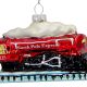 4. GLASS SHAPED ORNAMENT THE POLAR EXPRESS SASKA GIFT & DECOR
