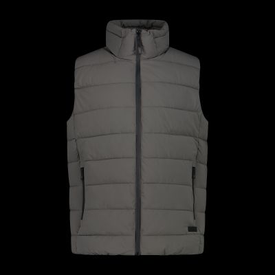 8. CMP men's insulated vest, winter sports vest, gray (34K0757/E910)