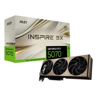 graphics card MSI RTX 5070 12G INSPIRE 3X OC