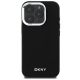 3. DKNY Plain Silver Logo MagSafe iPhone 16 Pro Case - Black