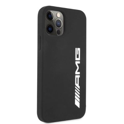 4. AMG Silicone Big Logo case for iPhone 12 Pro Max - black