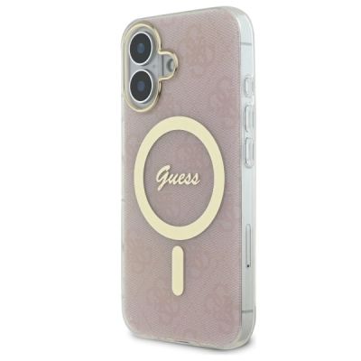 2. Guess IML 4G MagSafe iPhone 16 Plus Case - Pink