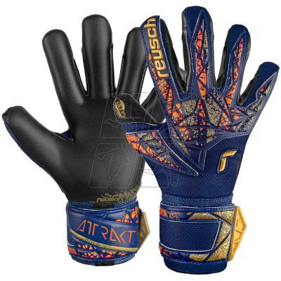 5. Reusch Attrakt Gold XM goalkeeper gloves 5470945 4411