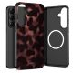 Tech-Protect Lamano MagSafe Case for Samsung Galaxy A27 5G - Brown and Black