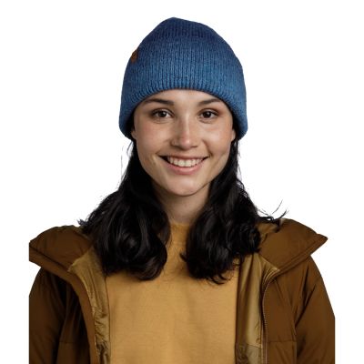 3. Buff Marin Knitted Hat Beanie 1323247881000 Blue One Size