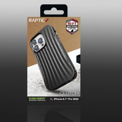 5. Raptic X-Doria Clutch Case iPhone 14 Pro back cover black