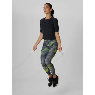 3. Women's quick-drying training leggings 4F 4FRAW26TFTIF582-90A