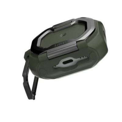4. UAG Monarch – Protective Case for AirPods Pro 3 (olive/silver)