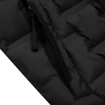 6. Men's black Pit Bull Eclipse Hooded vest - 5240129