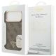 8. Guess 4G PU Triangle Logo & Stand Camera Magsafe Case for iPhone 17 Pro Max - Brown