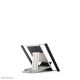 4. Neomounts NSLS100 Laptop Stand Swing Shelf for Notebook Silver 55.9 cm (22")