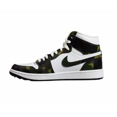 2. Air Jordan 1 High Golf Camo Men's Sneakers - DQ0660-300
