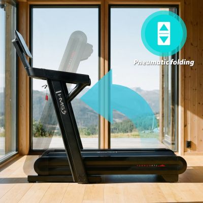 11. TERRUN475 TREADMILL WITH BI-DIRECTIONAL HMS INCLINE ADJUSTMENT