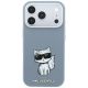 3. Karl Lagerfeld Smooth Choupette Sketch MagSafe case for iPhone 18 Pro / 17 Pro - light blue
