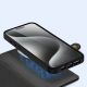 6. Dux Ducis Lawa Leather Case for iPhone 15 Pro - Black