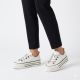 5. Women's leather sneakers on the platform white Goe T2N4072