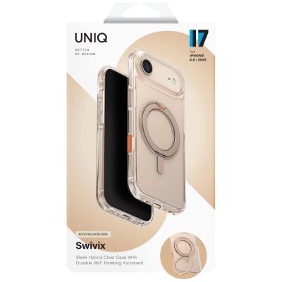 6. Uniq Swivix Rotating Kickstand 360 Case for iPhone Air - Gold