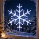 19. SNOWFLAKE DECORATIVE HANGING 40LED WHITE