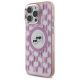 2. Karl Lagerfeld IML Monogram Karl & Choupette Head MagSafe iPhone 16 Pro Case - Pink