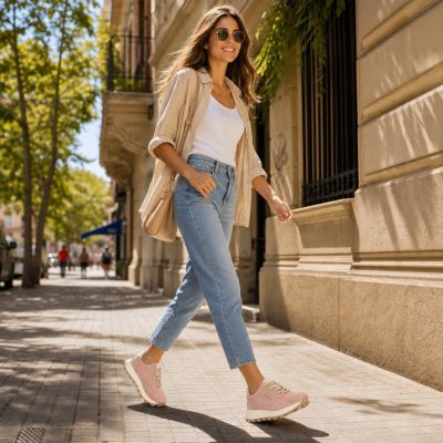 12. Leather platform sneakers, pink, Filippo DP7498