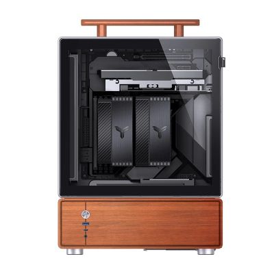 24. Jonsbo T7 PC Case, Midi-Tower, mATX, Tempered Glass - Silver