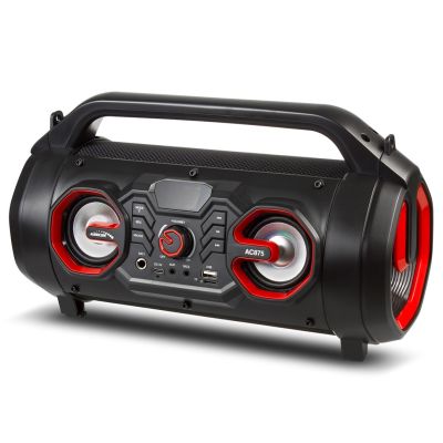 4. Audiocore portable speaker bazooka, bluetooth 5.0, FM radio, micro card, SDIPX4, 2000mAh, AC875