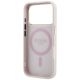 7. Guess Ring Stand 360 4G Classic Logo MagSafe Case for iPhone 17 Pro Max / 18 Pro Max - Pink