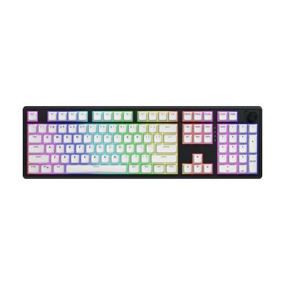 23. HATOR Skyfall Wireless 100 Gaming Keyboard USB + RF Wireless + Bluetooth QWERTY US English Black, White