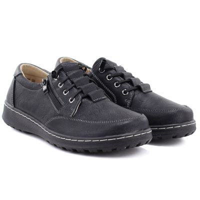 4. Women's comfortable black shoes Vinceza 87724