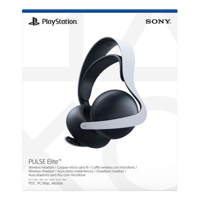 6. Sony PULSE Elite Wired & Wireless Bluetooth Gaming Headset Headband Charging Stand Black, White
