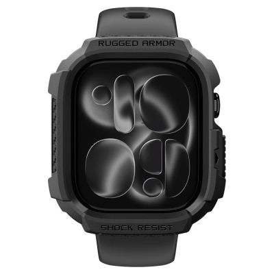 3. Spigen Rugged Armor case for Apple Watch 46 mm - matte black