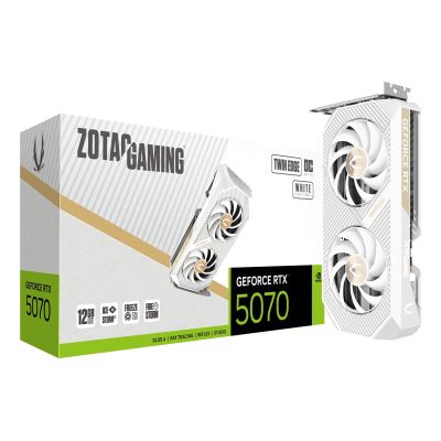 22. ZOTAC GAMING GeForce RTX 5070 Twin Edge OC WHITE ED 12GB GDDR7 Graphics Card