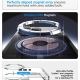 9. Spigen Ultra Hybrid Optik S MagSafe Case for iPhone 18 Pro / 17 Pro - Transparent Silver