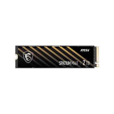 2. MSI SPATIUM M461 2TB PCIe 4.0 NVMe M.2 2280 SSD